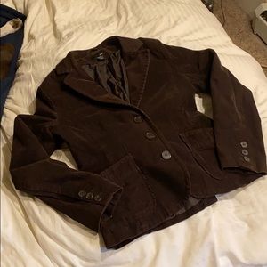 H&M brown corduroy coat